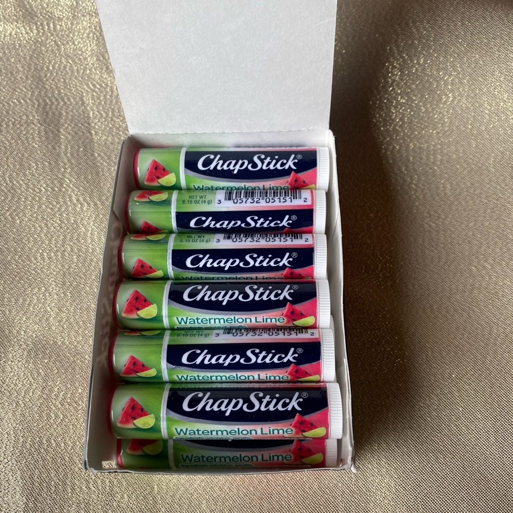 12 CHAPSTICK Watermelon Lime Flavor Lip Balm New & Sealed